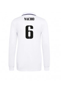 Real Madrid Nacho #6 Fotballdrakt Hjemme Klær 2022-23 Lange ermer